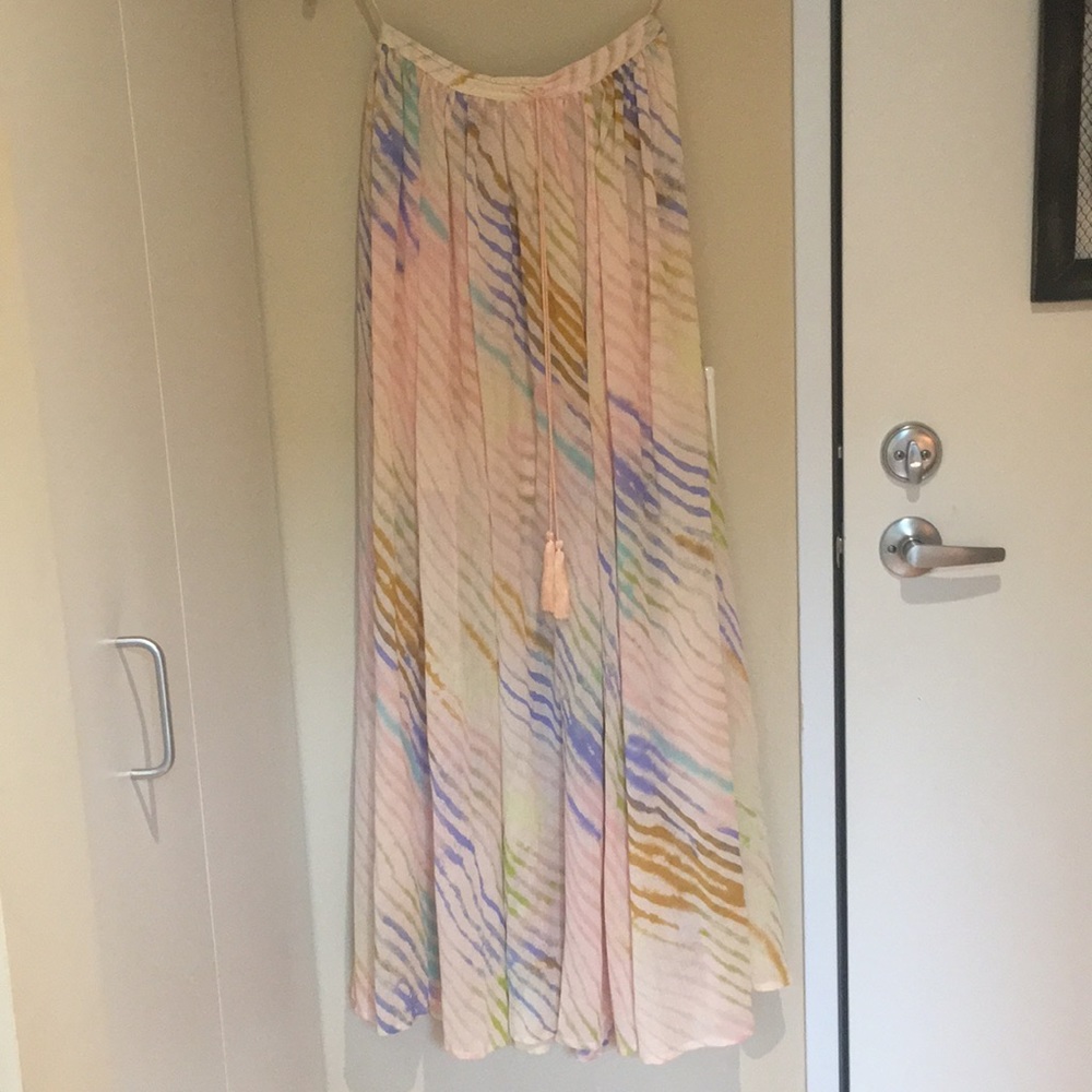 Free People True to You Maxi Skirt in Ivory